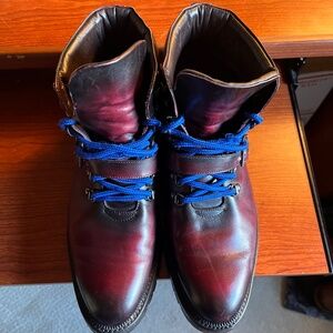 Ambrogio "alpine" boots in cordovan/oxblood size 9.5